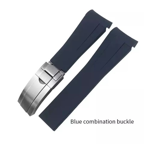 20mm curved end silicone watch - curved,