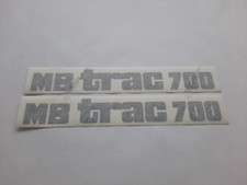 MB-trac 700 Mittelschalter Motorhaubenaufkleber rechts und links