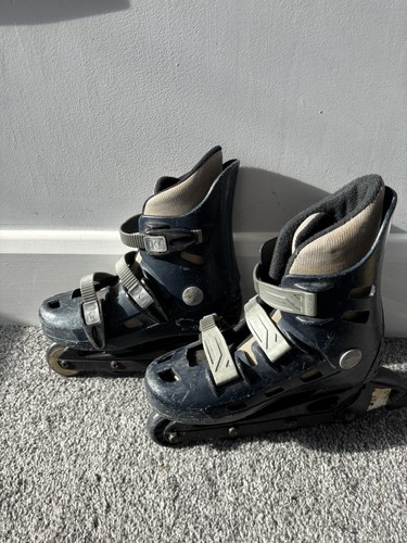 Marineblau grau rollerblades - grau,
