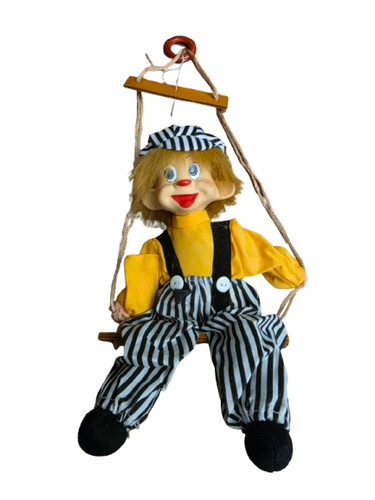 Vintage clown harlekin - vintage,