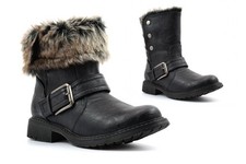 Cipriata Damen Stiefeletten Damenstiefel Größe 3 Mädchenstiefel Damenstiefel schwarz