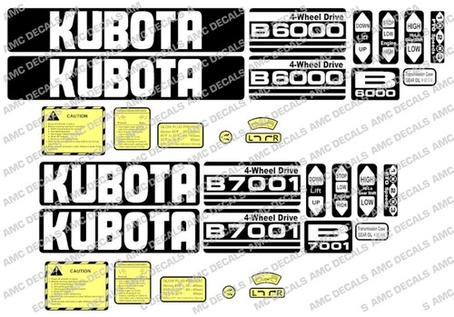 Kubota b6000 b6001 - kubota, b6100
