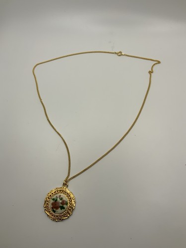 Vintage halskette goldfarben - vintage,