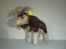 STEIFF  Tier Elch  "Moosy" 14cm nur 1960 hergestellt BS  Rarität Waldtier