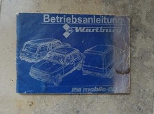 Original Betriebsanleitung Wartburg 353 Limousine / Tourist / Trans 1986