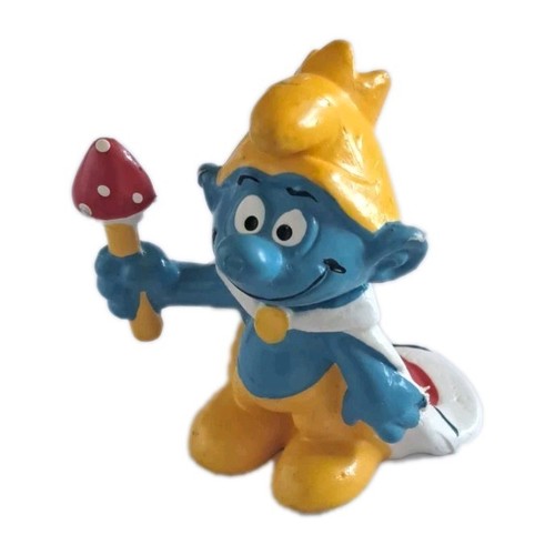 König schlumpf smurf figur - schlumpf/smurf,