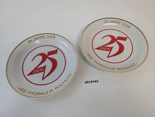 2 Porzellan Teller 25 Jahre