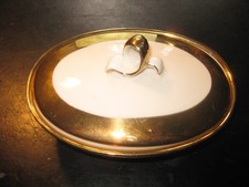 Konfektschale Porzelan Golddekor