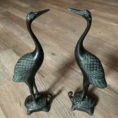 Reiher figuren aus metall - metall, 23