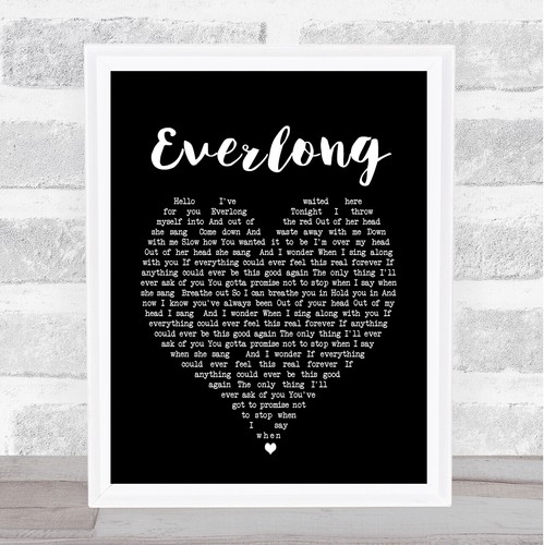 Everlong black heart liedtext - everlong,
