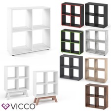 Raumteiler Bücherregal Standregal Büroregal Wandregal Tetra 4 Fächer Vicco