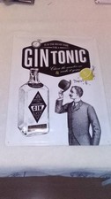 Blech Schild Gin - Tonic Siehe Bilder+ Liste