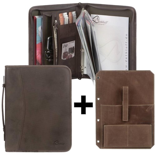 Konferenzmappe leder - a4,