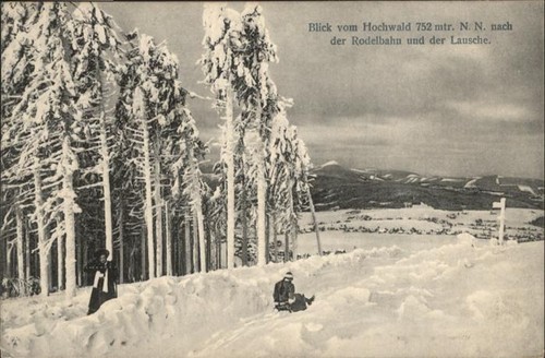 Lausche rodelbahn winter - lausche,