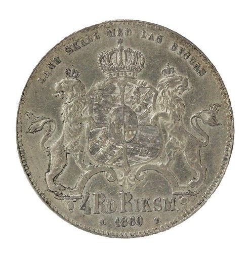 Schweden riksdaler 1869 - , riksdaler,