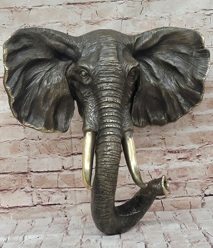 Elefant bronze wand - bronze,
