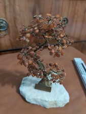 Glücksbaum Bonsai aus Bernstein Bernsteinbaum 23 cm Polnisch drzewko szczęścia
