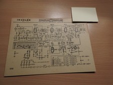 INGELEN  540 W     Röhrenradio Schaltbild      ! keine Kopie!