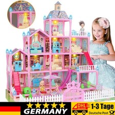 Mit LED Licht Puppenhaus mit