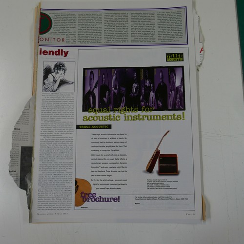 21x30cm magazine cutting 1993