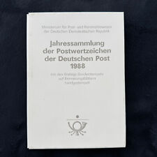 Postwertzeichen DDR 1988 -