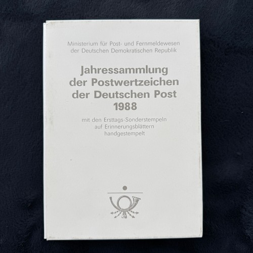 Postwertzeichen ddr 1988 - postwertzeichen,