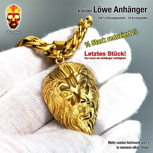 Löwe anhänger kt - 1,