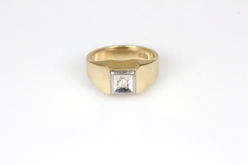 Ring karat gold - 14, massiv