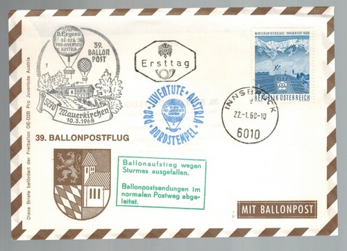 Ballonpostflug österreich - 39.,