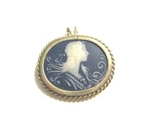 Antiker Silberanhänger Kamee von V&B OM4976