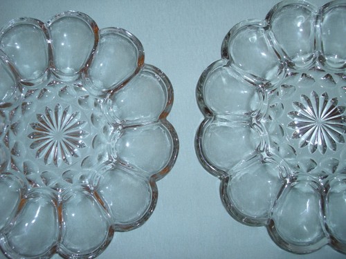 Glas pressglas eierteller - glas,