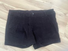 Shorts Hot Pant  Chino  Bermuda kurze Hose Babycord schwarz NEU Janina Gr. 42