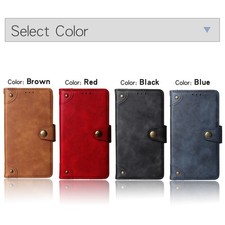 Flip Retro Leder hülle tasche