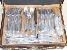 Scheffler Besteckkoffer SET 84 Teilig  aus hochwertigen Edelstahl Rostfrei *NEU*