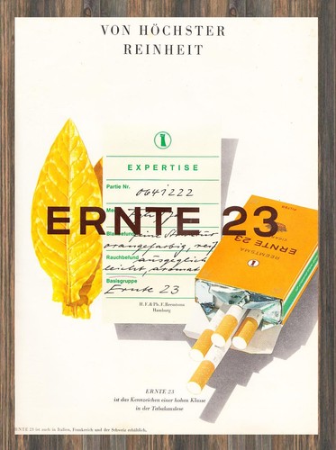 Reemtsma ernte reklame - reemtsma, 23
