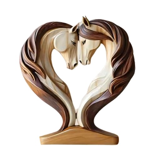 Horse figurines horses head - figurines,