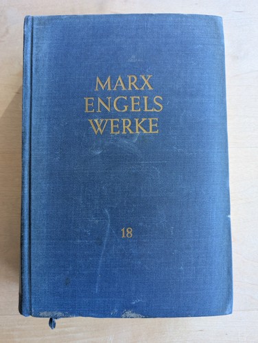 Marx engels werke band - werke, 18