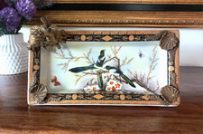 Schale Porzellan Bronze Engel