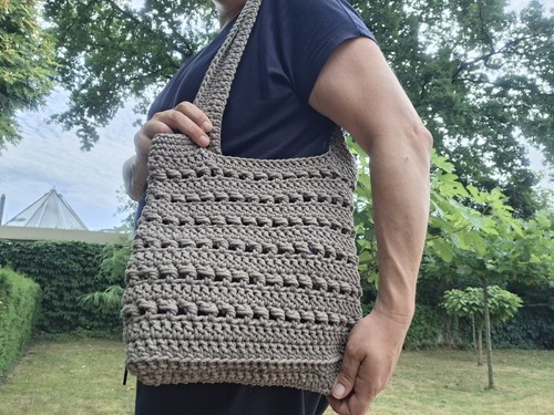 Crochet bag shopper - crochet,