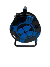 REV Kabeltrommel Kabelrolle Verlängerungskabel H05VV 4fach 40m SIEHE TEXT/FOTOS