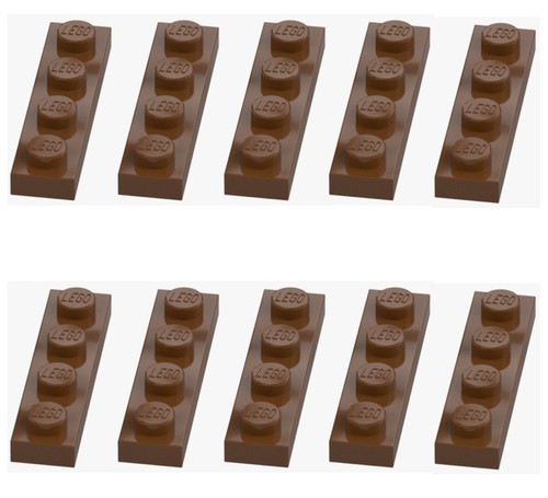 Lego 10x platte - platte, reddish