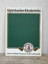 Alpirsbacher Brauerei Alpirsbach ältere Reklame Schreibtafel Kreidetafel