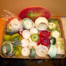 Kerzenreste, Kerzenwachs, bunte Mischung, ca.4 kg