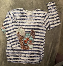 Tredy Fashion  Sweatshirt schöne Farben, lang und kuschelig 40 42 44