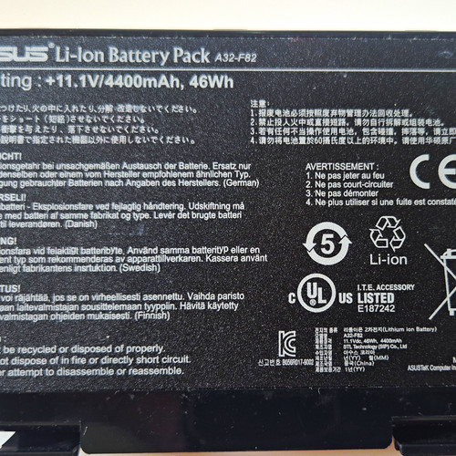 Asus a32 f82 ion akku - li-ion,