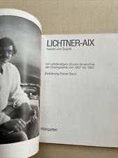 Buch Werner Lichtner-Aix Malerei und Graphik Kunst