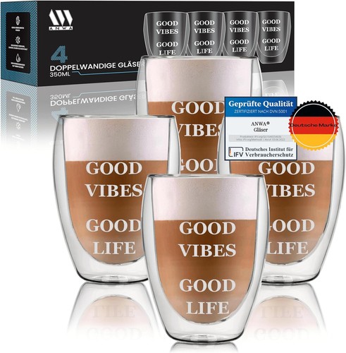Doppelwandige gläser mit - gläser,