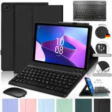 QWERTZ Tastatur Maus Hülle Case Für Lenovo Tab M10 Plus 3rd Gen P11 Pro P11 Plus