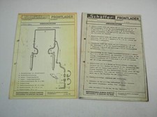 Schäffer Frontlader Mark für Güldner G 45 50 Anbauanleitung 1974