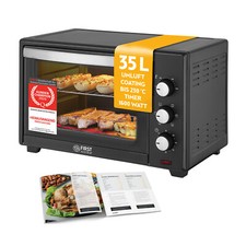 Minibackofen 35L Backofen Pizzaofen Toastofen Doppelglastür TZS First Austria